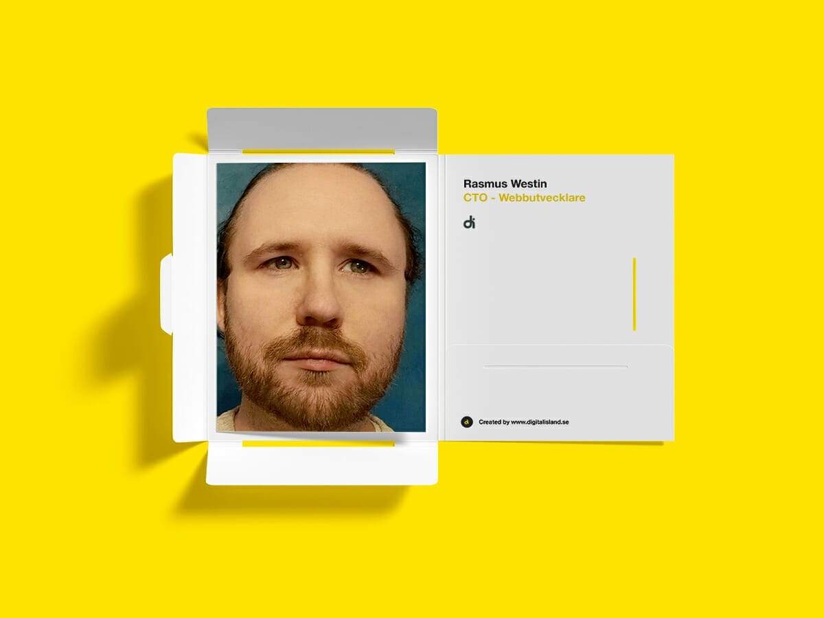 Rasmus Westin – Vår rutinerade webbutvecklare