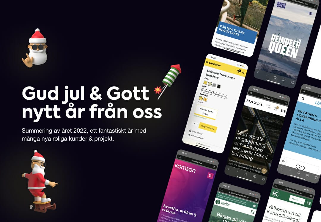 Vi önskar God Jul & Gott Nytt!