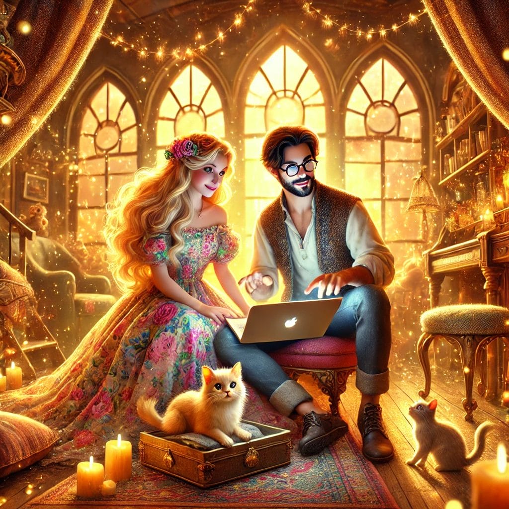 Våra LIA-studenter på Digital Island: Charlie och Sara